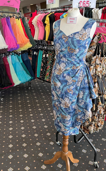 Mavis Dress-  Palm Springs (Blue)