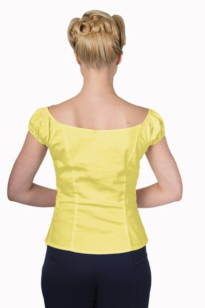 Winnie- Gypsy Top Yellow
