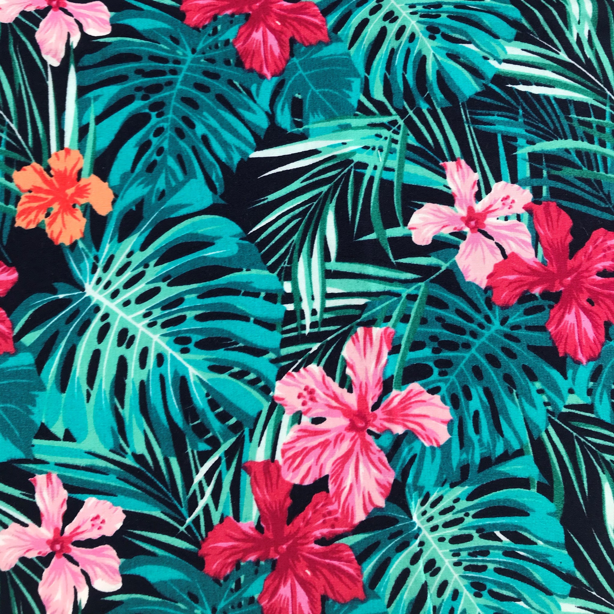 Mavis Dress-  Navy Tropical Jungle