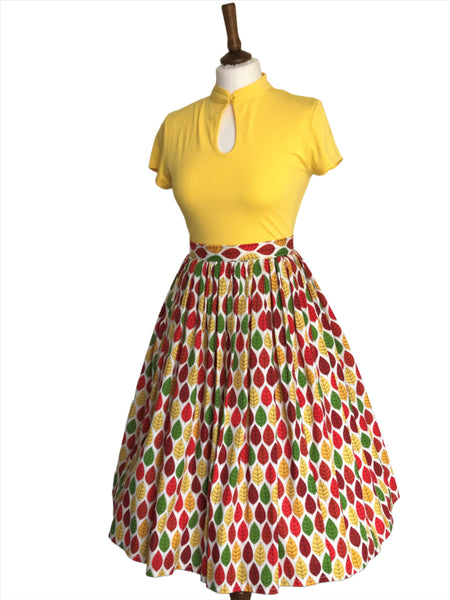 Sarah Skirt- Autumn Leaves