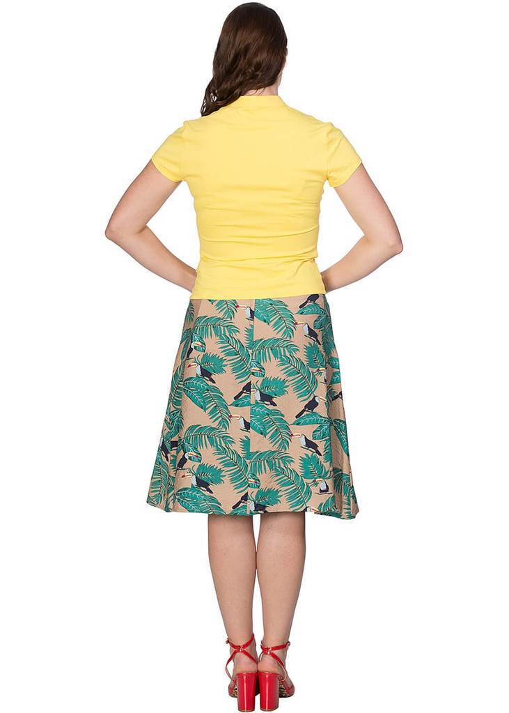 Mandarin Collar Top- Yellow